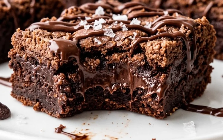 Flourless Chickpea Brownies (Vegan & Gluten Free)